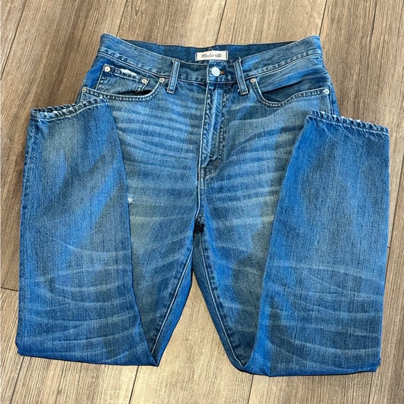 NWOT Madewell Rigid High-Rise Skinny Jeans Size 30 in Nape Wash - Picture 5 of 13